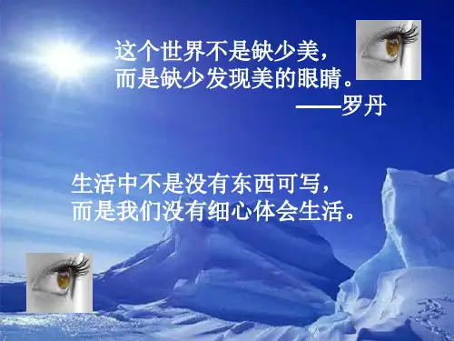 2017年春季学期新苏教版六年级语文下册习作四《一个有趣的实验》课件3