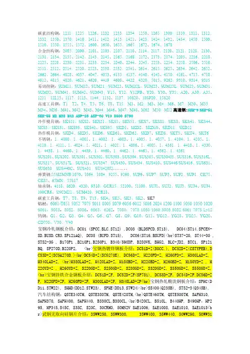 碳素结构钢121122122123123123