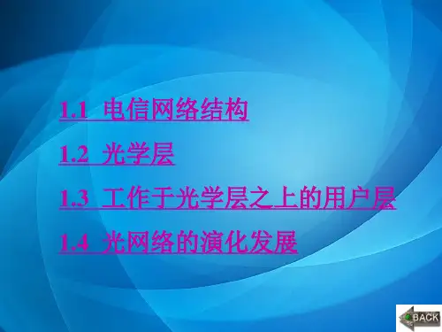 光网络实用组网技术 第1章