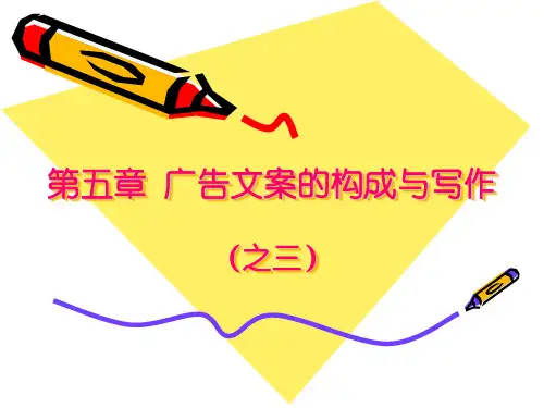 第五章 广告文案的构成与写作(之三)