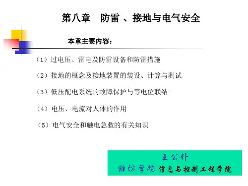 第八章 电气安全、接地与防雷
