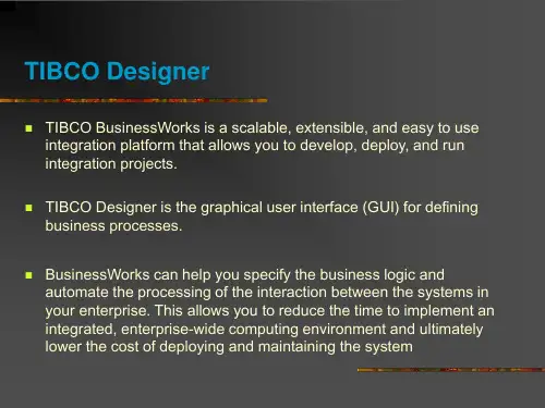 TIBCO Designer
