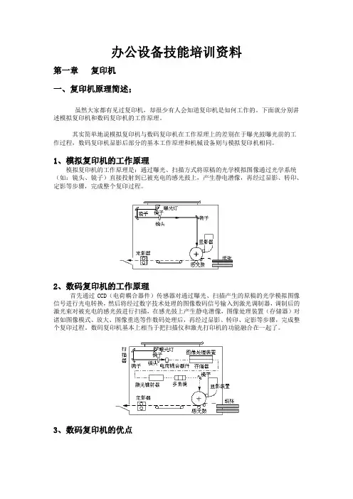办公设备技能培训资料