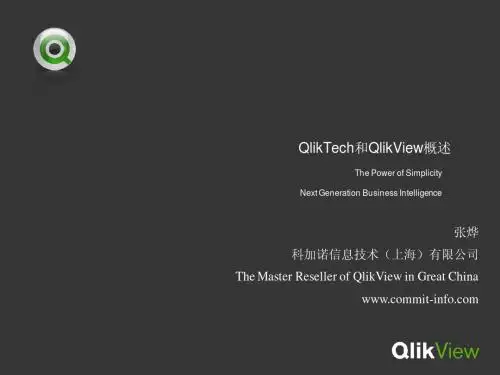 QlikView介绍