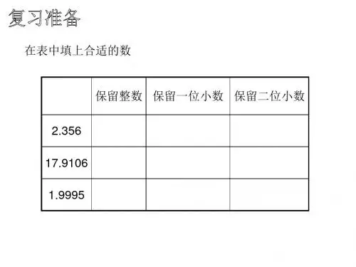 五年级数学积的近似值(2019年新版)