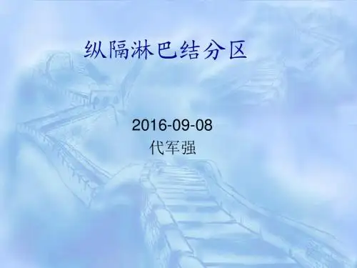 胸部及纵隔淋巴结分区
