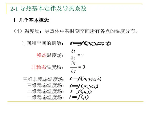 导热基本方程和稳态导热理论共76页