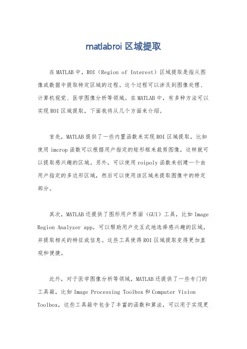 matlabroi区域提取