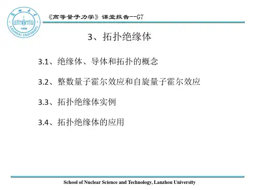 拓扑绝缘体