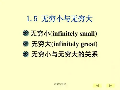2-3无穷小(10级)