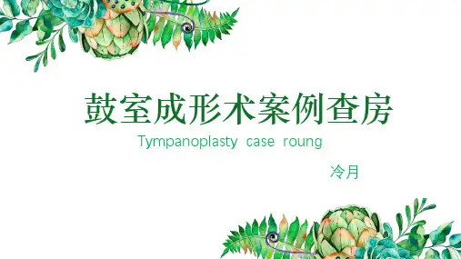 鼓室成形术案例查房