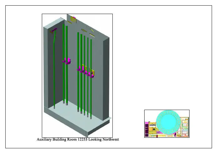 成果附件二：辅助厂房三维布置图(3D layout of Auxiliary Building)-部分8