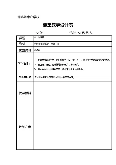 3、小池塘