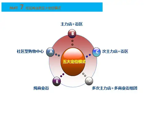 社区商业 大定位模式