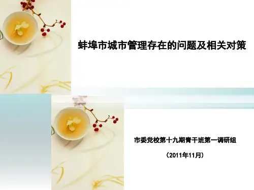 城市管理PPT课件