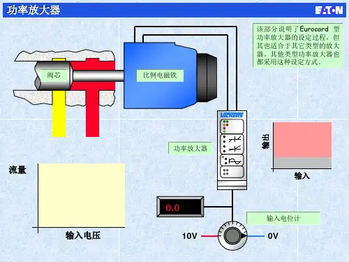 比例放大器工作原理