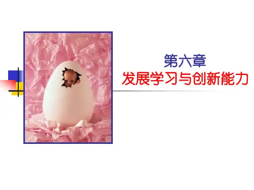 大学生心理健康教育_06发展学习与创新能力