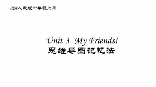 【思维导图】PEP人教版四年级英语上册第三单元Unit 3知识点总结(可打印)