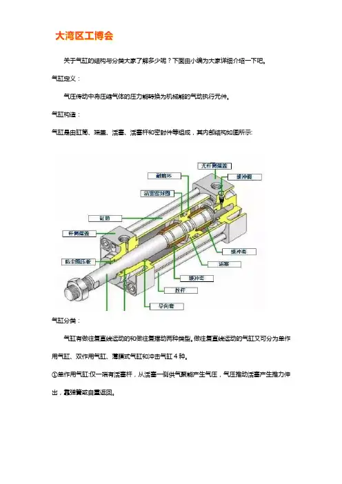 气缸的分类
