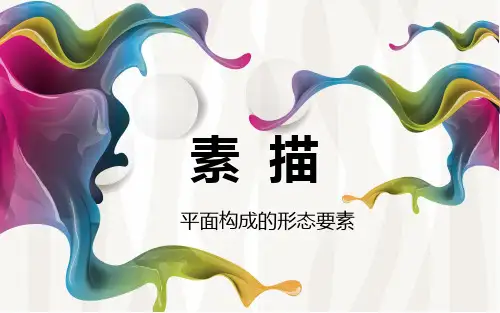 第1讲  平面构成的形态要素PPT课件