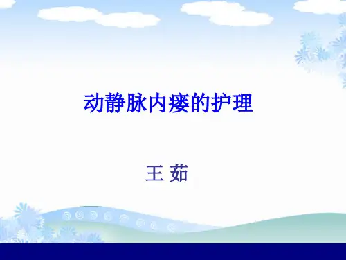动静脉内瘘护理