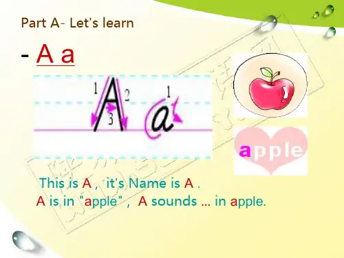 字母PPT课件