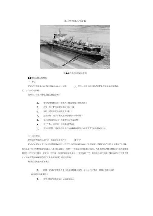 吸耙式挖泥船