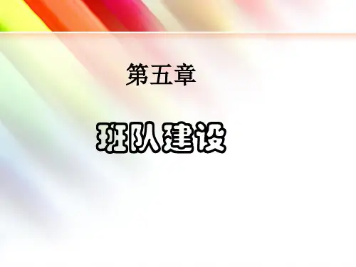 小学班队工作：原理与实践   全套课件-精品文档