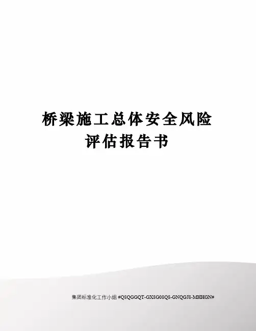 桥梁施工总体安全风险评估报告书