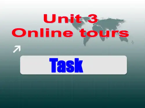 【最新】牛津译林版八年级英语下册Unit 3 Online tours Task优质课课件.ppt