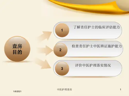 中医护理查房培训课件