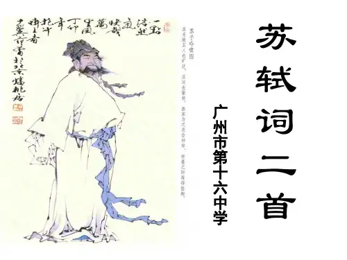 苏轼词二首(精练版)