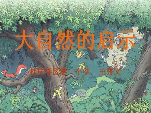 语文人教版四年级下册大自然的启示