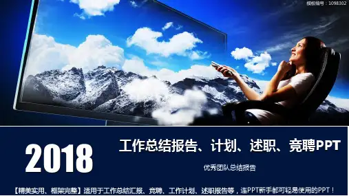 【实用PPT】优秀团队总结报告