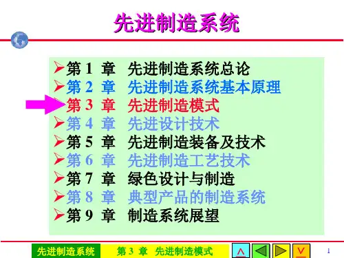 第三章先进制造模式_敏捷制造