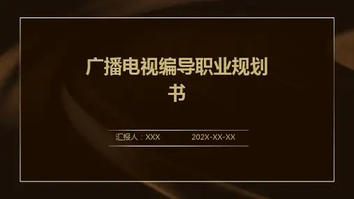 广播电视编导职业规划书