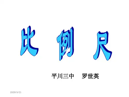 北师大版比例尺