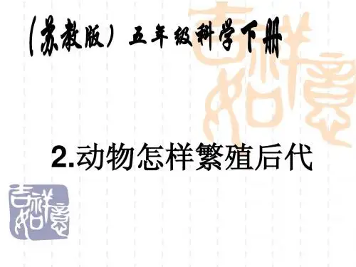 2.动物怎样繁殖后代