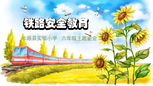 六年级铁路安全教育主题班会
