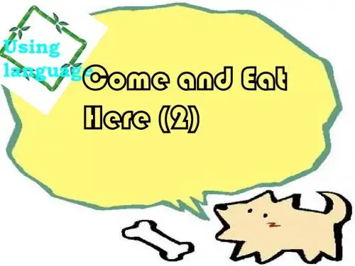 Unit 2 Healthy eating Using Language