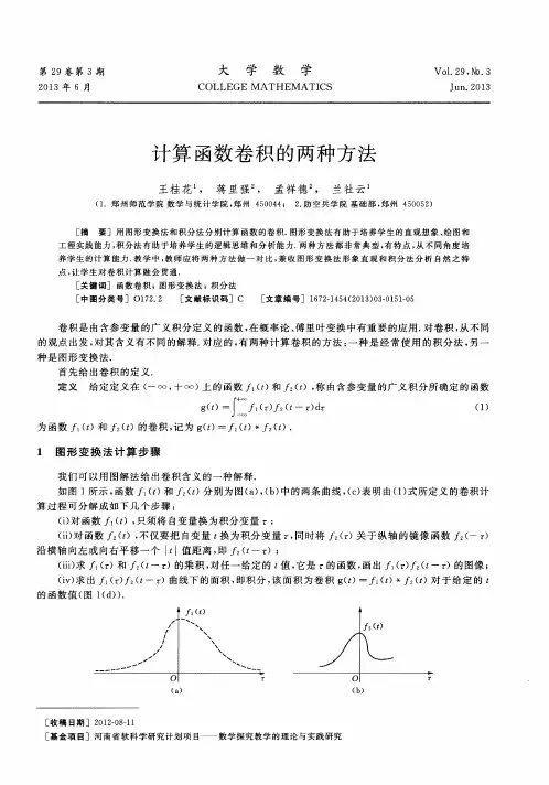 计算函数卷积的两种方法