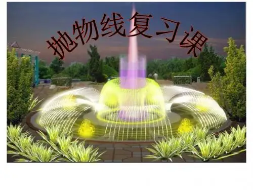 2011届高三数学抛物线复习