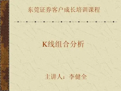 k线基础二K线组合