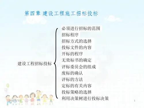 建设工程施工招标投标ppt课件