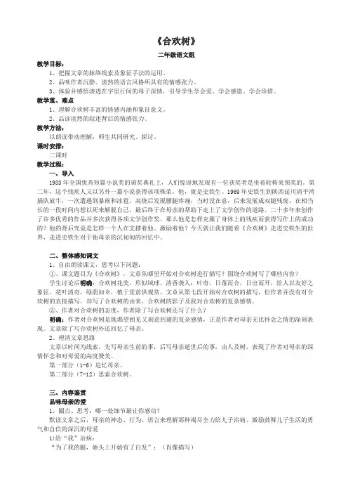 合欢树
