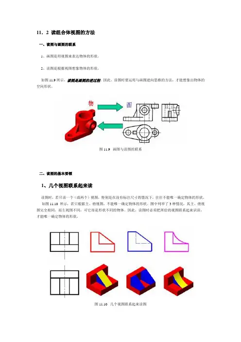 读组合体方法,线面的含义