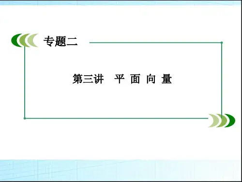 高三数学二轮专题复习课件:平面向量
