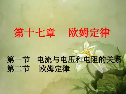 人教版初中物理九年级物理全册 17.1-17.2课件 (新版)新人教版