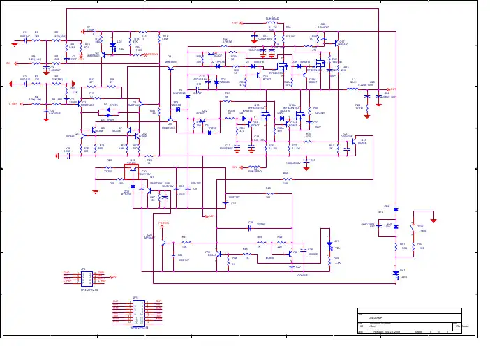 500W D类AMP数字功放
