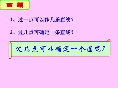 过三点的圆课件
